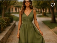 Vestido Longo Decote V